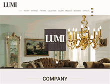 Tablet Screenshot of lumi.it